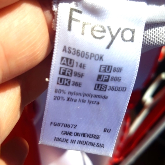 Freya Red and white checkered tankini - Picture 9 of 10